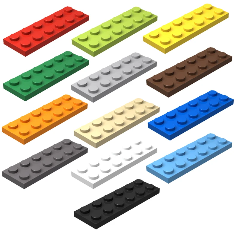 MOC 3795 Assembles Particles Accessories Components 2x6 Normal Board 20PCS Bricks Colorful Building Blocks Educational Toy City