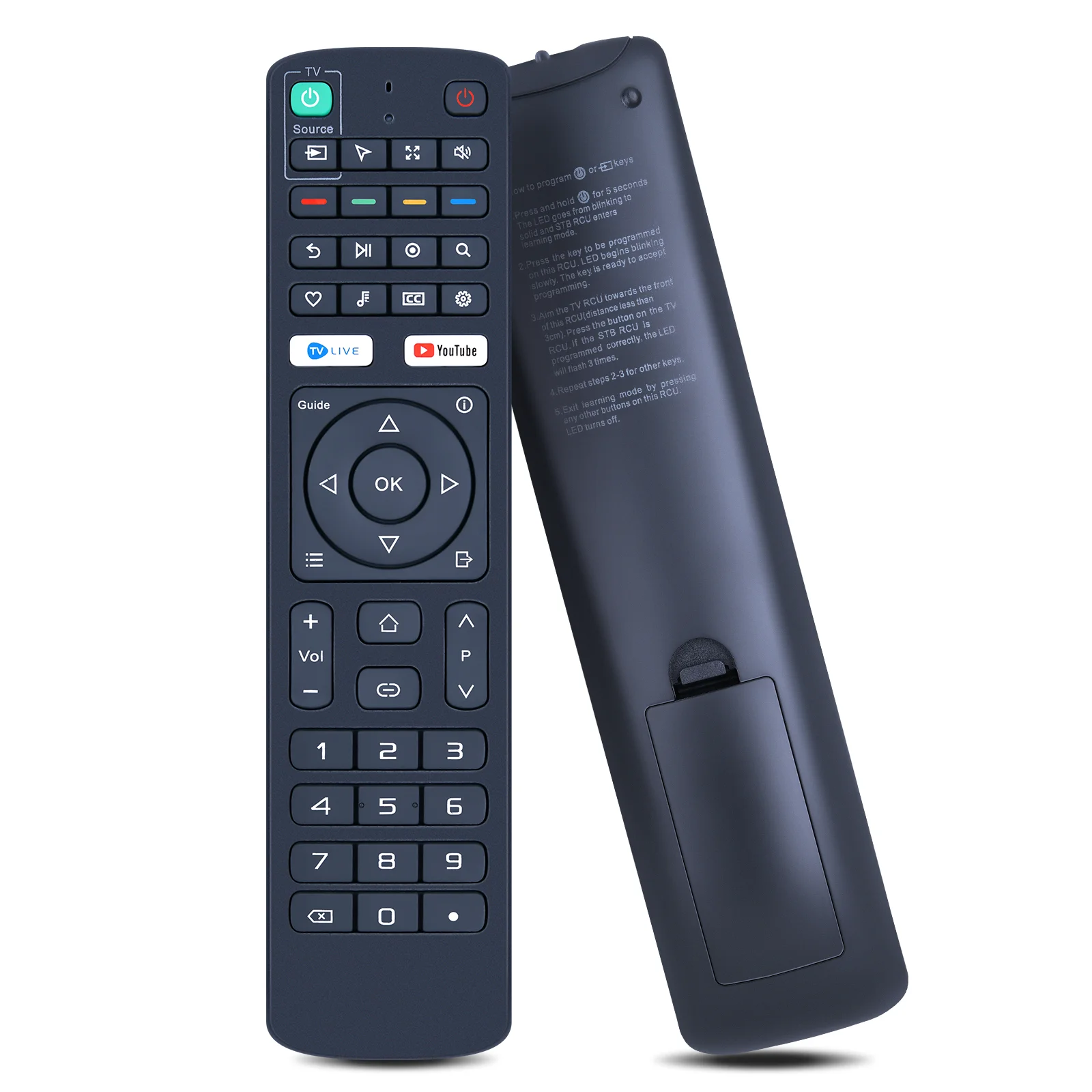 Tv Plus Pro Aceconn Bluetooth 5.2 Ultimate 4K UHD 미디어 스트리머용 리모컨 교체