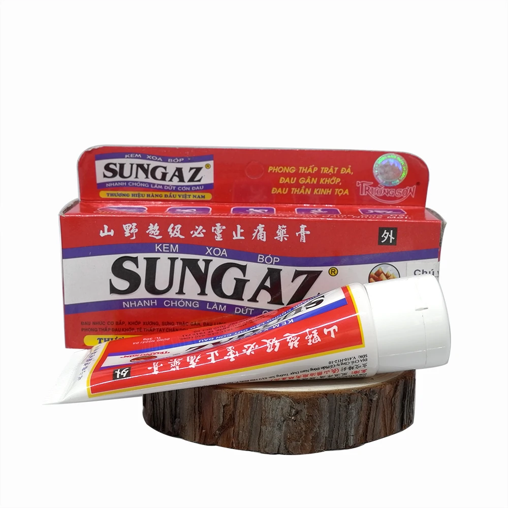 2pcs/lot Vietnam Sungaz Sprain for shoulder, neck, head, abdomen, waist, hand and foot pain.Relax the whole body 30g/pcs