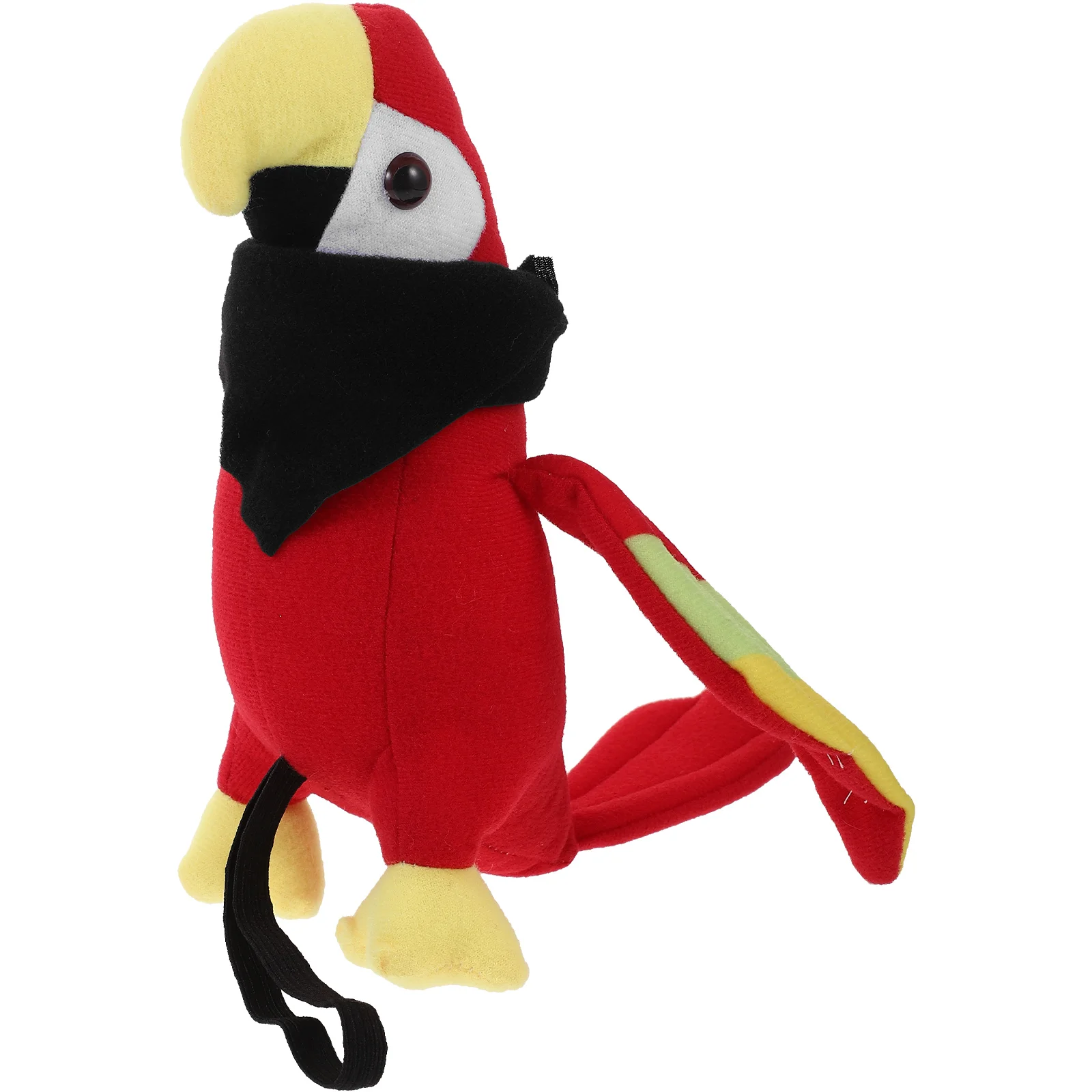 

Halloween Pirate Costume Accessory Cosplay Outfits Simulation Parrot Ornaments Props Realistic Stuffed Bird Model Plush Supply