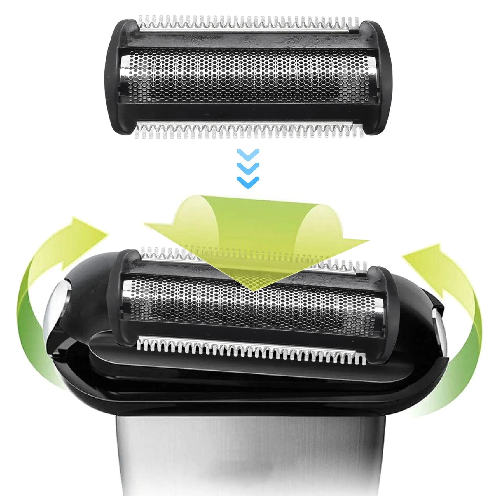Shaver Foil Heads Blade Cutter for Philips BG2024 BG2025 BG2026 BG2028 BG2036 BG2038 BG2040XA2029 XA525 TT2021 TT202 3