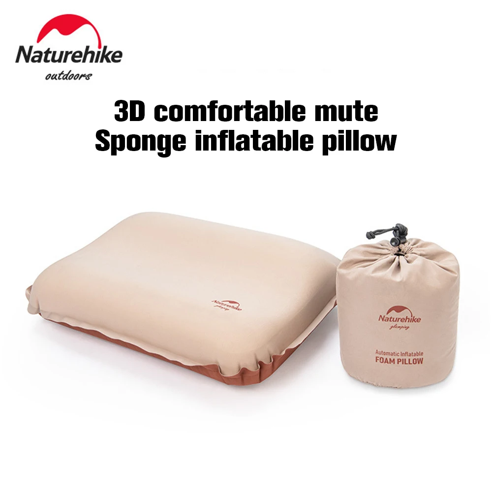 

Надувная подушка Naturehike, уличная Удобная дышащая квадратная подушка из эластичной ткани для кемпинга и легкого хранения