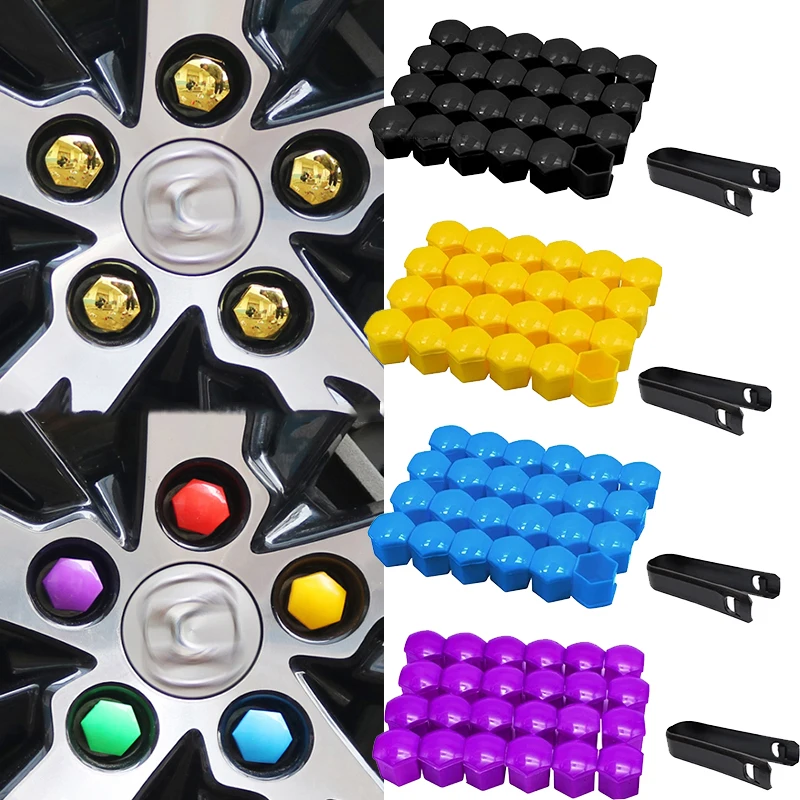 20Pcs Car Wheel Nut Caps Protection Cover Auto Accessories
