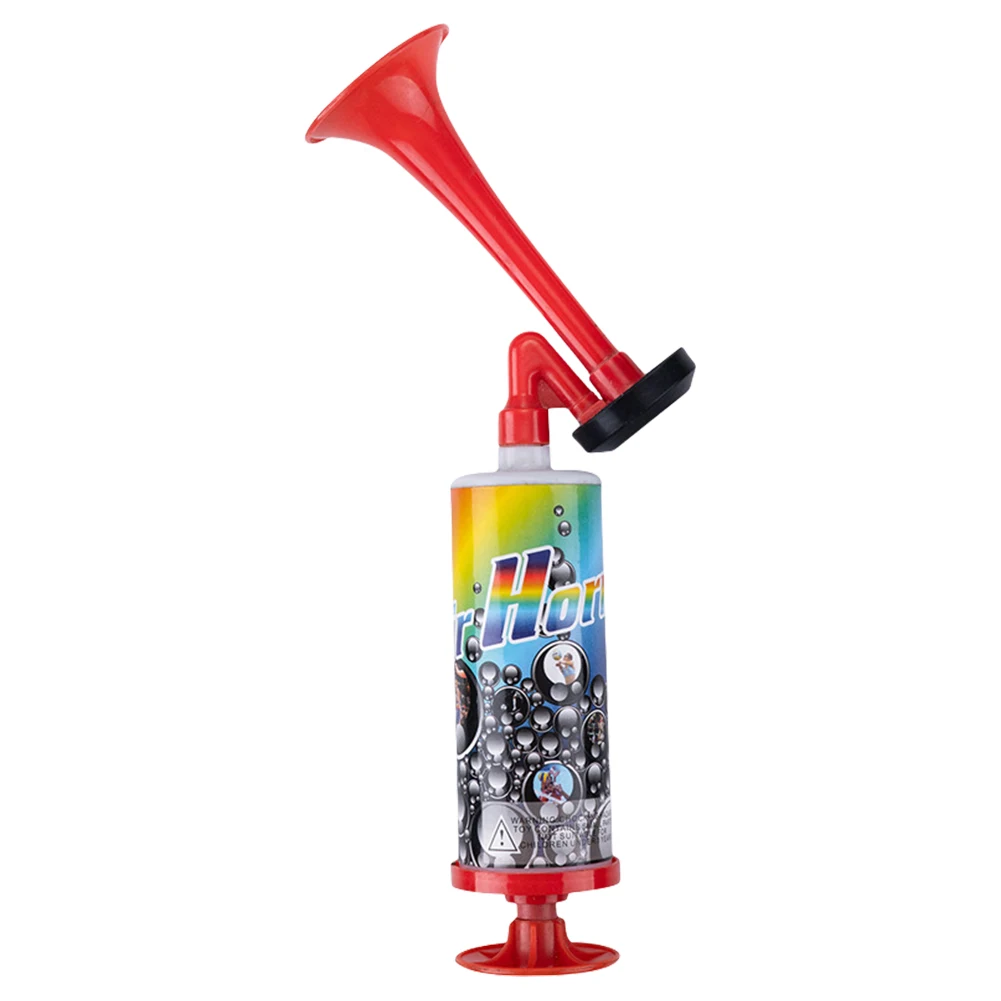 Air Cheering Horn Air Pressure Trumpets Soccer Handheld Loud Voice Reusable Mini Handpush Pump Horn Football Sport