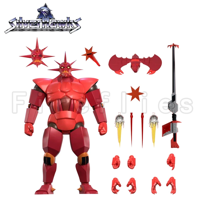 11inches Super7 Silverhawks Action Figure Wave 1 Armored MonStar Anime Movie Model For Gift Free Shipping