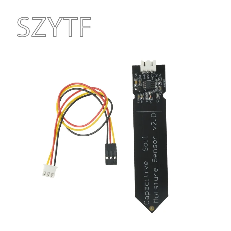 10pcs Capacitive soil moisture sensor not easy to corrode wide voltage wire for arduino