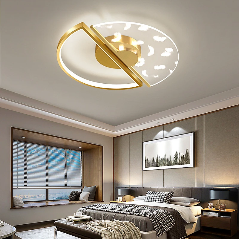 

Modern Round Luxury Ceiling lamp Nordic Creative Simple Ceiling Lights Living Room Bedroom Dining Room Office LED Ceiling Lamp