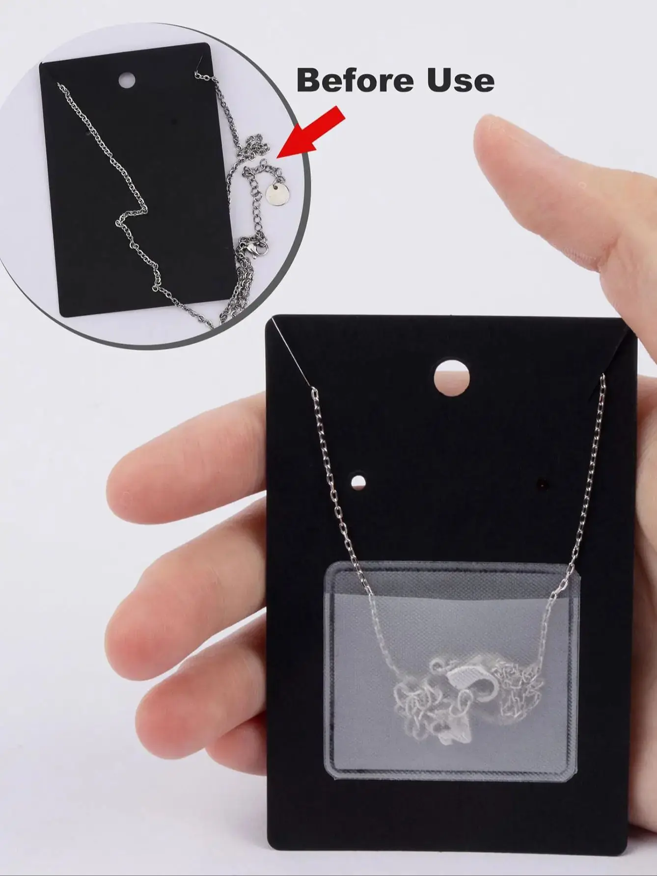 Self-Adhesive PVC Jewelry Display Pouches - Wholesale Gift Storage Bags