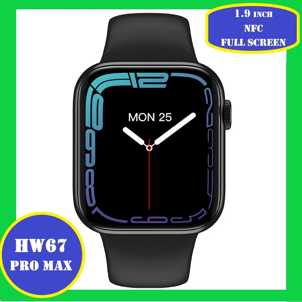 

Смарт-часы HW67 Pro max мужские, 2022 дюйма, NFC, Bluetooth, пульсометр
