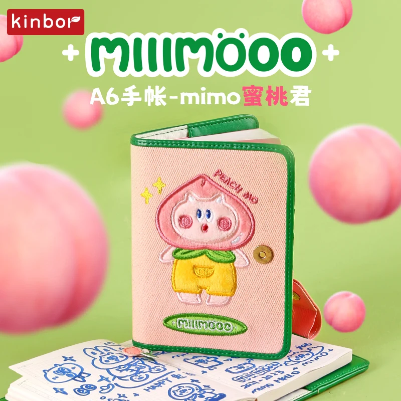 

Kinbor MIMO Peach King A6 Handbook Kawaii Agenda Plan Notepads And Journals libretas de apuntes Diary Book Stationery Supplies