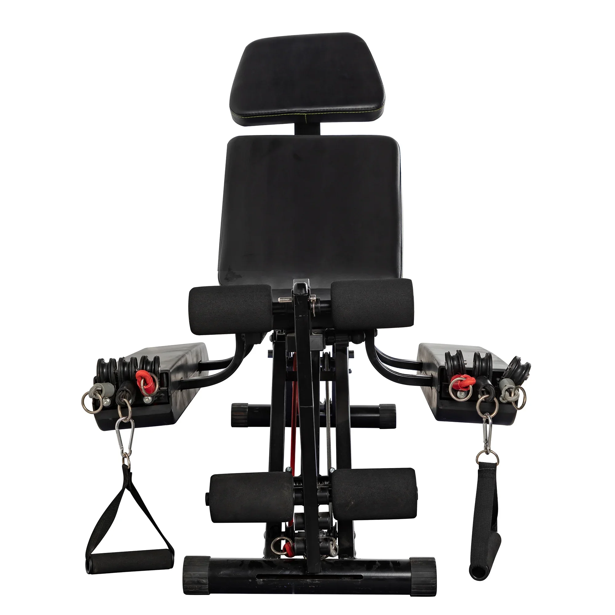 Multifunctional Gym Fitness Exercise Machine Foldable Height Adjustable Sit Up Weight Bench