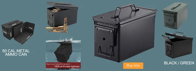 2PCS Plastic Ammo Box Military Storage Ammo Can Lightweight High Strength  Ammo Accessory Crate Storage Case Tactical Bullet box - AliExpress