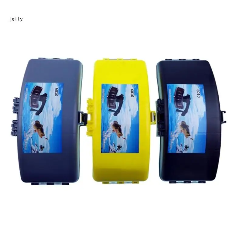 

448C Коробка для рыболовных снастей Чехол для хранения рыболовных снастей с ремнем Органайзеры для рыбных аксессуаров