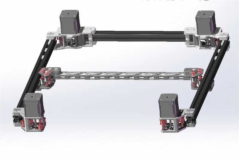 Funssor CNC All Metal Refined Voron2.4 Trident 3D printer 9mm belt