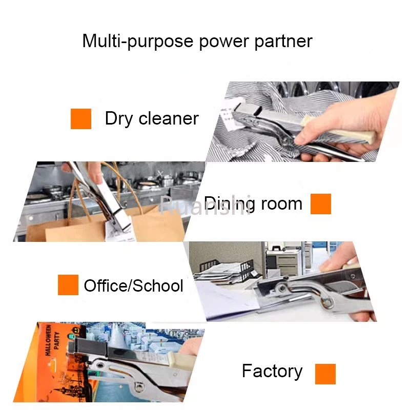 Push stapler mini stapler set hand stapler metal stapler dual mode stapler rotatable stapler Japan MAX imported clamp stapler pin 20 pages labor saving HP-10 hand-held multi-purpose stapler staple machine office binding