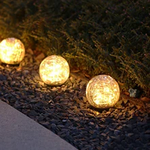 

Outdoor Waterproof LED Solar String Lights Crystal Globe Lights USB/Battery Powered Patio Light for Garden Party Decor