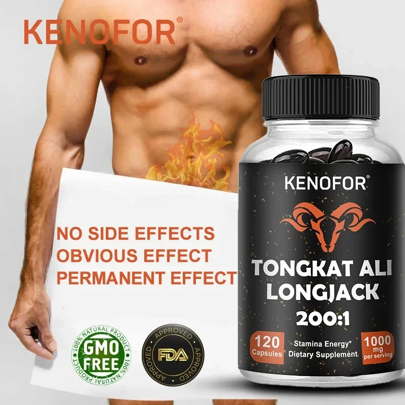 

Tongkat Ali Extract 200 To 1 Men's Health Support - Energy Support, Lean Muscle Growth and Recovery