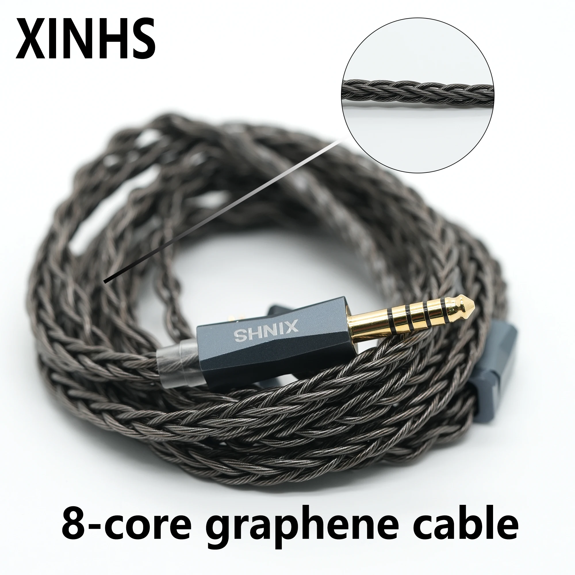 グラフェン単結晶銅銀メッキヘッドホンアップグレードラインmmcx 4.4 グラフェン単結晶銅銀メッキヘッドホンアップグレードラインmmcx 4.4