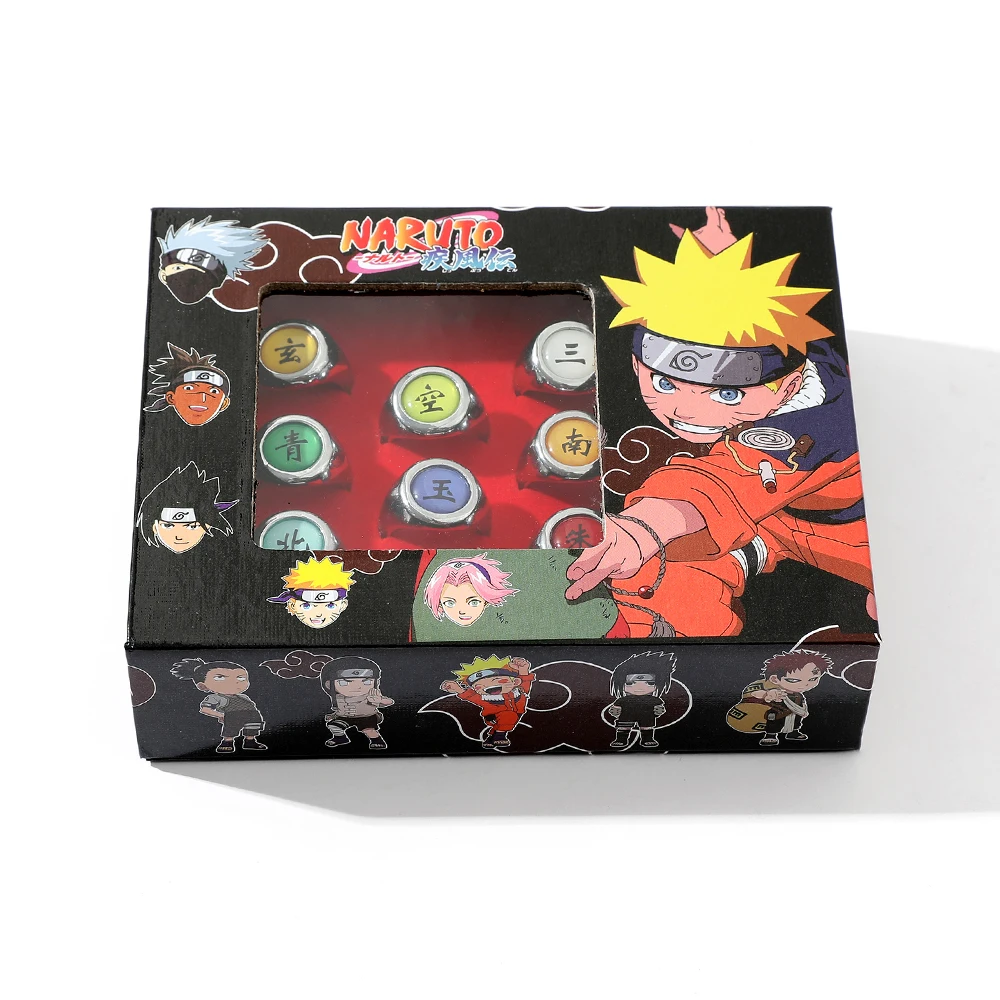 Anime naruto akatsuki nagato deitara konan uchiha itachi obito zetsu  orochimaru sasori hoshigaki kisame anel de cosplay presente da criança -  AliExpress