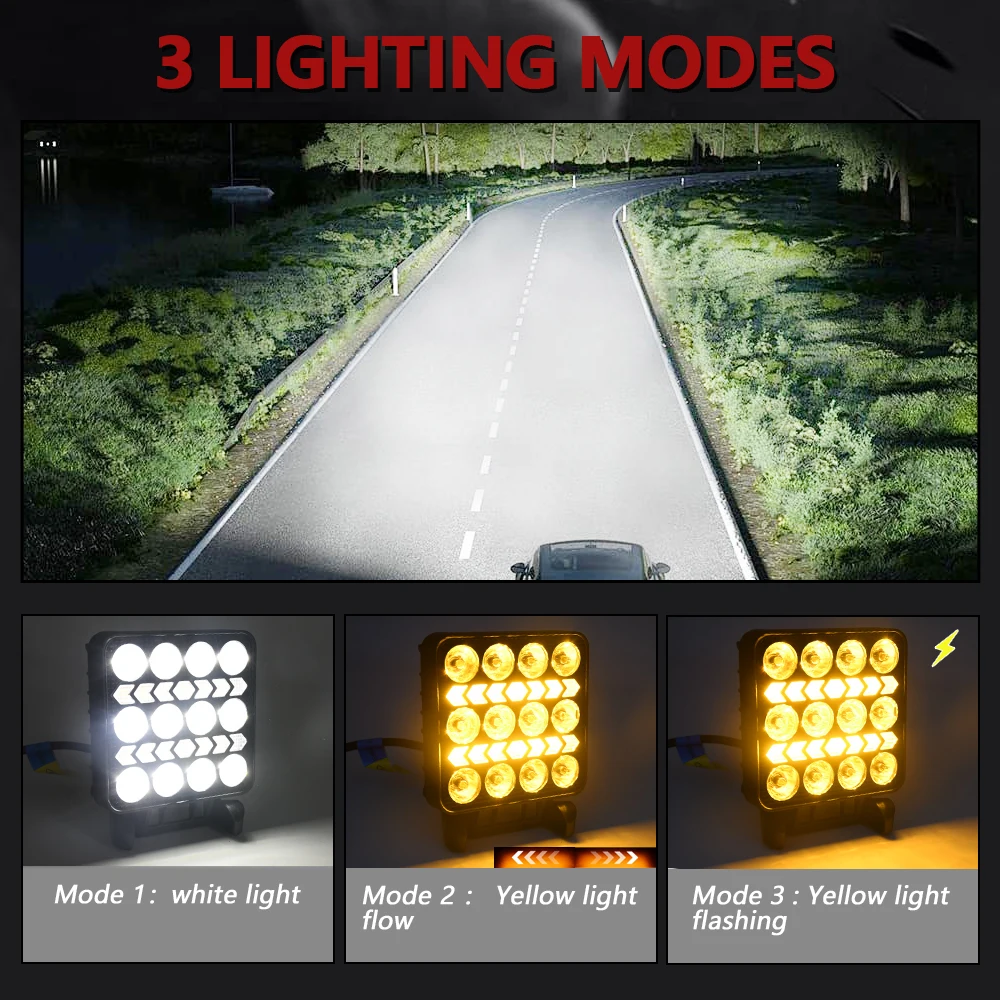 4" Work LED Headlight Light Auto Fog Light Led Light Bar Round Fog Light for Mot