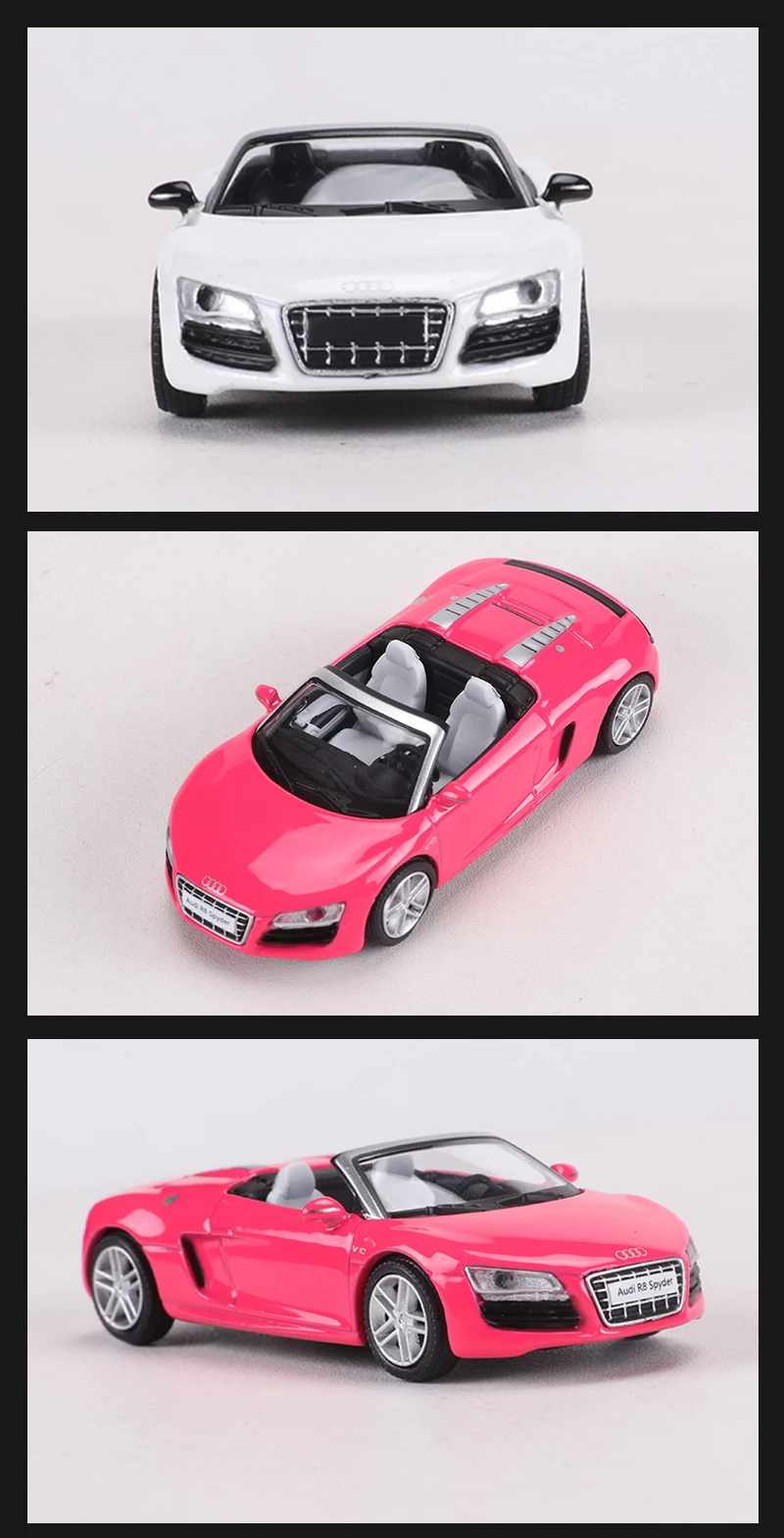 SHADOW 1:64 R8 V10 Spyder Legierungsmodellauto – Detail 8