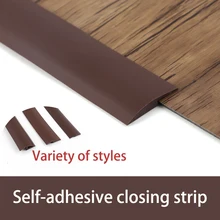

PVC Floor Edge Strip 2M Self Adhesive Water Proof Kitchen Stove Counter Gap Edge Trim Sill Bar Home Corner Decorative Strips