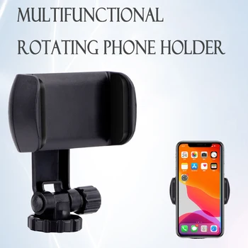 Supporto per treppiede per telefono portatile Treppiede pieghevole 360 ° Supporto per telefono con rotazione per telefono Gopro IPhone Samsung Xiaomi Huawei