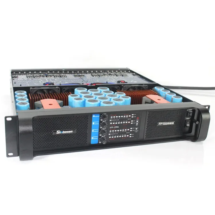 

Sinbosen professional amplifier 5000watts big power DS-20Q 4 channels sound system audio amplifier
