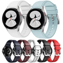 

Silicone Strap For Samsung Galaxy Watch4 classic 44mm 40mm Replacement Wristbands For Galaxy Watch 4 46mm 42mm Curved end Band