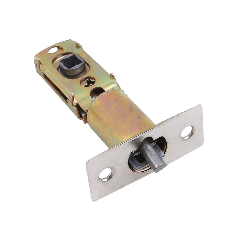 Aluminum Alloy Round Door Knobs Rotation Lock Knobset Handle Metal With Key for Bedrooms Living Rooms Bathrooms