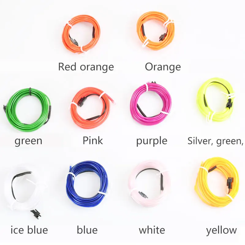 Car Interior Ambient Light Ambient Light 5M Fiber Optic LED Flexible Strip USB Driven 5V For Car Interior