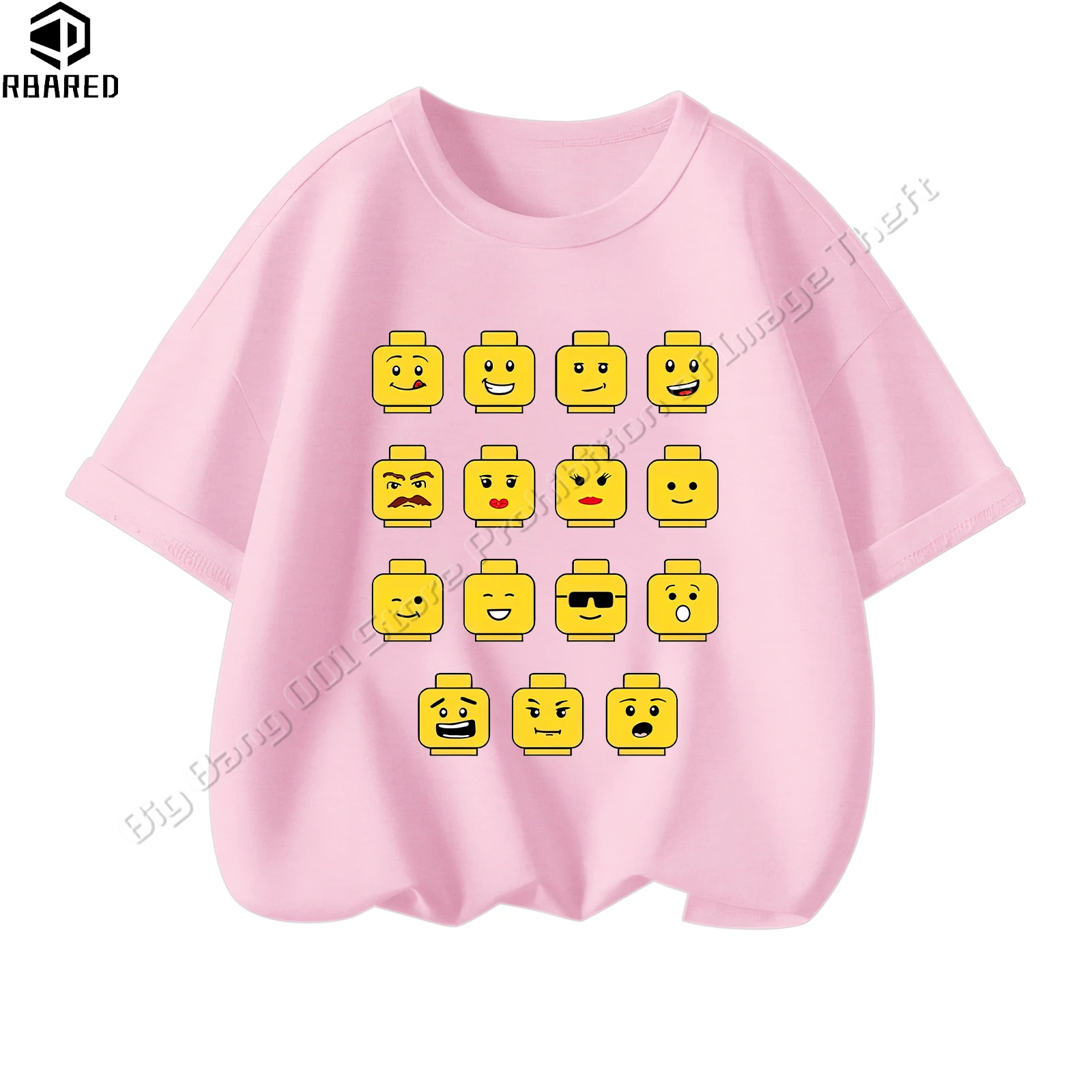 2024 2024 Kids Clothes Fashion Girl Child Boy Children Top Summer T-shirts for Children 100% Cotton Tops Large Size Lego Shirt 5