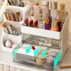 Makeup Organizer With Drawers For Vanity Spacious Cosmetic Display Case Perfect Storage Solution For Your Dishwasher Racks 2