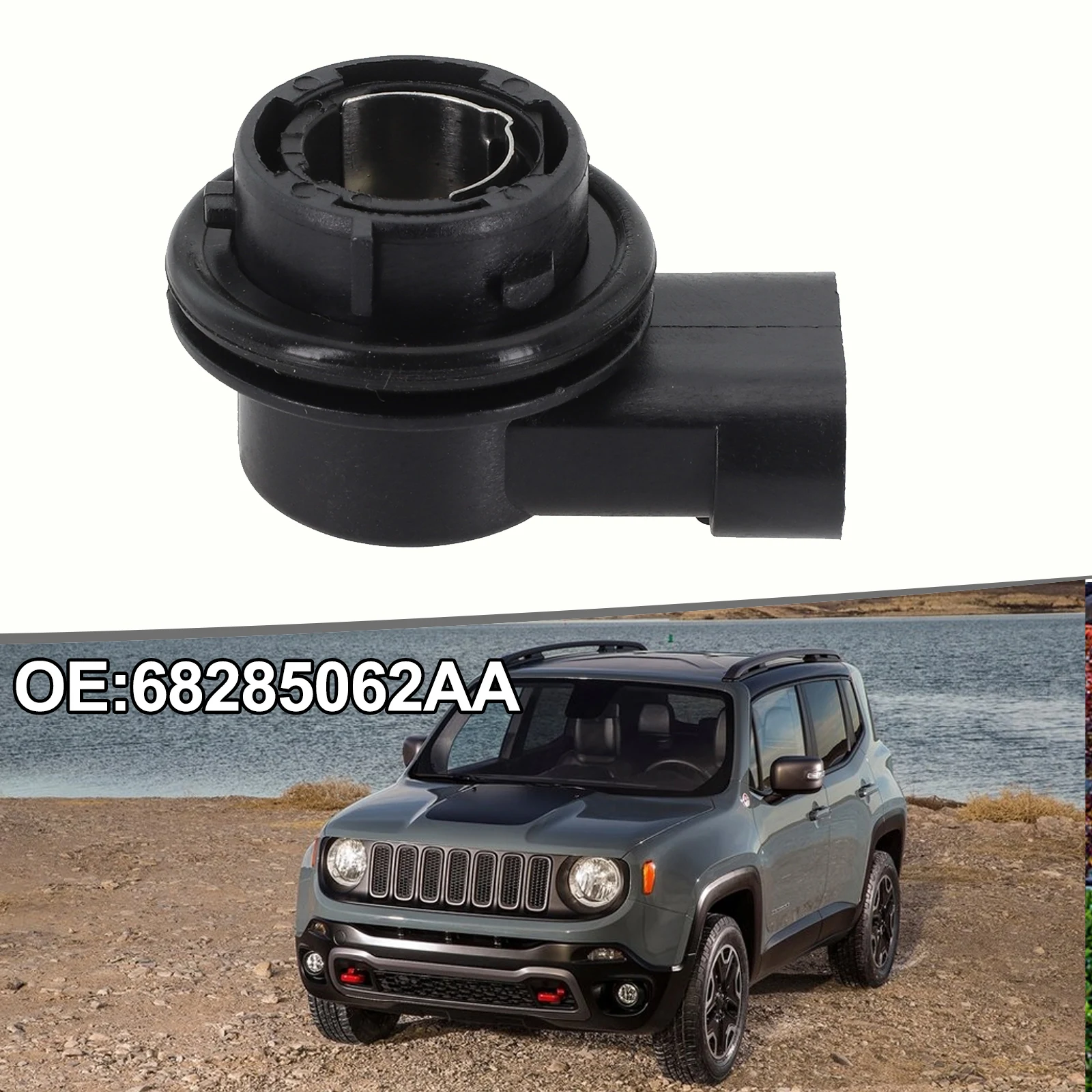 Lamp Holder Headlight Holder LED Work Light Holder LED Lamp Bulb Base Light Bulb Socket Light Holder Instrument Light Holder Car Light Base PY21 Bulb Socket Lamp Holder For Jeep For Renegade 68285062AA