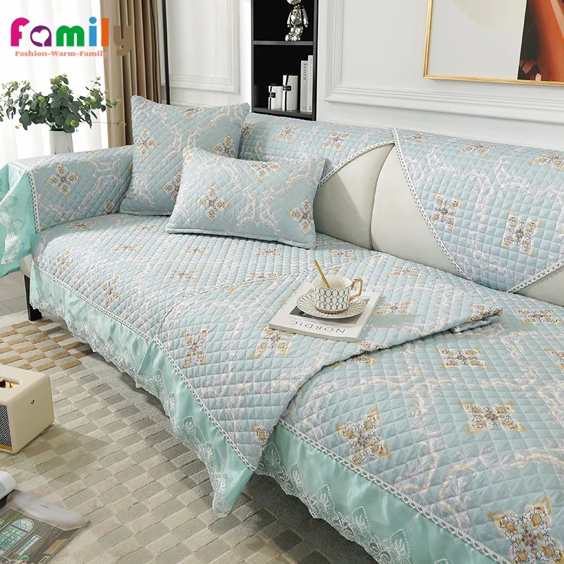 

Modern Printed Sofa Cove Solid Color Non-slip Sofas Blanket for Living Room Washable Armchair Covers Various Sizes