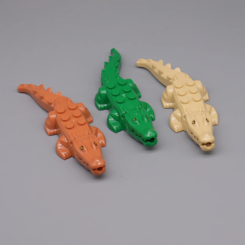 

Animals Figures Crocodile Single Sale Building Blocks Gifts Toys For Children Assemble Animals Toys Educational Toy