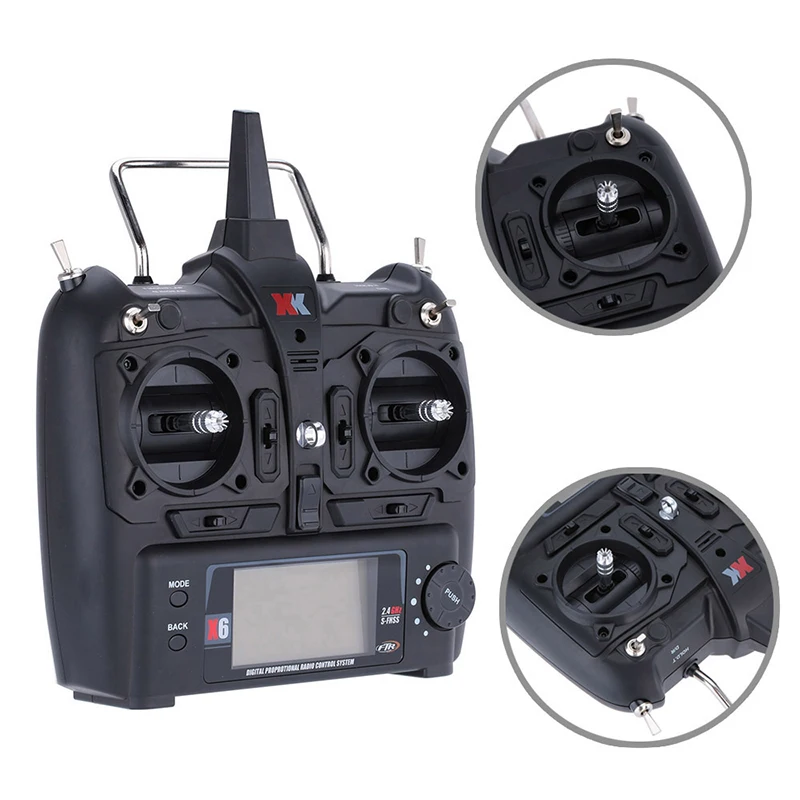 Émetteur XK X6 Compatible WL K100 K110 K123 K124 RC
