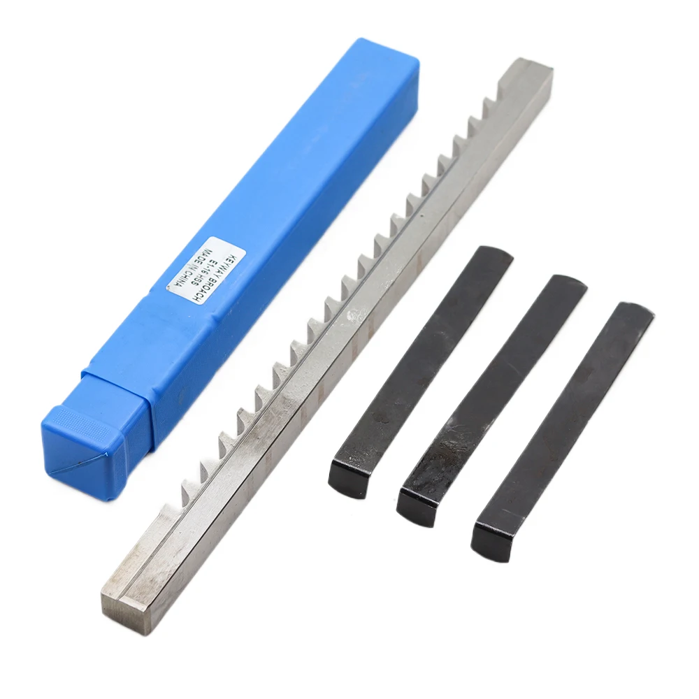18mm E Push-Type Keyway Broach Metric Sized HSS Broach Cutting Tool knife with 3pcs Shims for CNC Machine