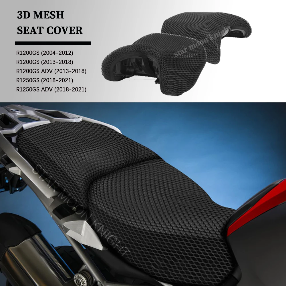 Fodera Per Sedile Cuscino Moto In Rete 3D Per Bmw R1200Gs R 1200 Gs Lc Gs 1250 1200 R1250Gs Adv Adventure