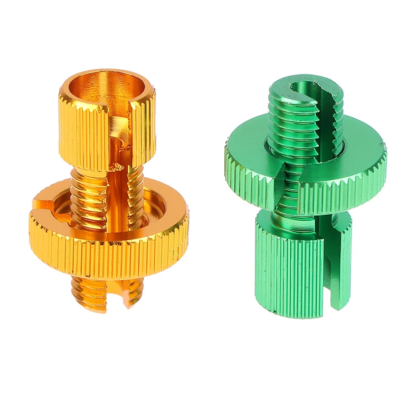 2PCS Universal Motorcycle Break Clutch Throttle Cable adjuster M10 Screw