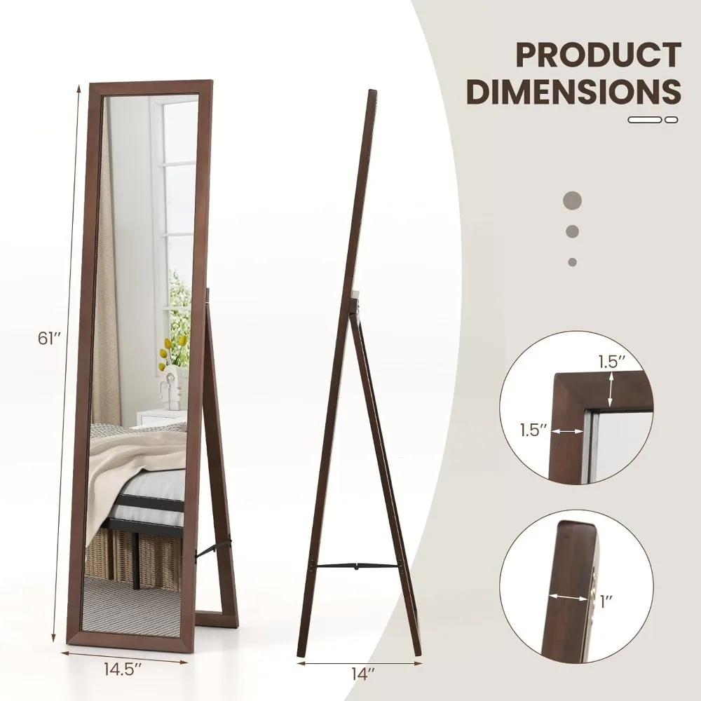 Full Length Mirror with Stand, 61