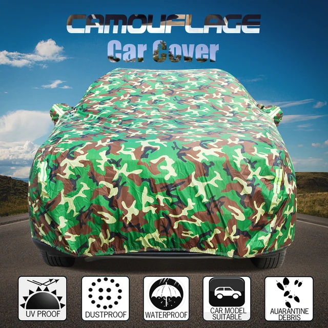 Camouflage Auto Abdeckung Für Ford Mustang Wasserdichte Anti-Uv  Sonnenschutz Schnee Regen Wind Schutz Auto Abdeckung - AliExpress