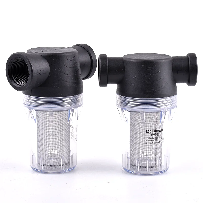 Garten Bewässerung Filter 1/2'' 3/4'' 1'' Bewässerung System Verunreinigung Vorfilter Wasser Pumpe Filter Haushalt Wasser Rohr Sieb – Detail 2