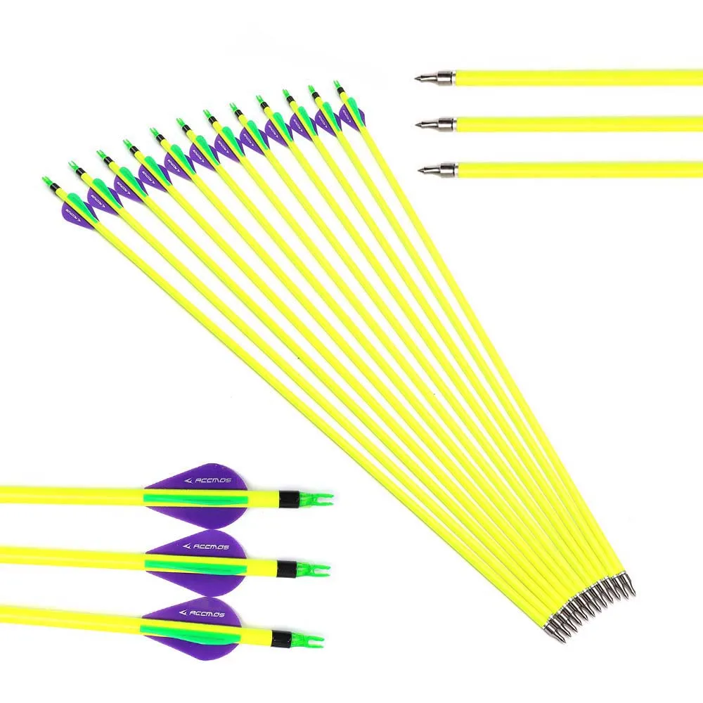 

Carbon Arrow for Recurve or Compound Bow, Hunting Shooting, Spine 500 , 28 in, 29 in, 30 in, 10 / 20 / 30 / 40 PCs