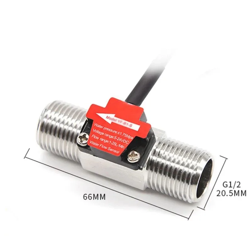 Normally open 304 stainless steel G1 G1/4 G1/2 G3/4 DN20 DN32 DN40 switch value signal water flow measurement switch