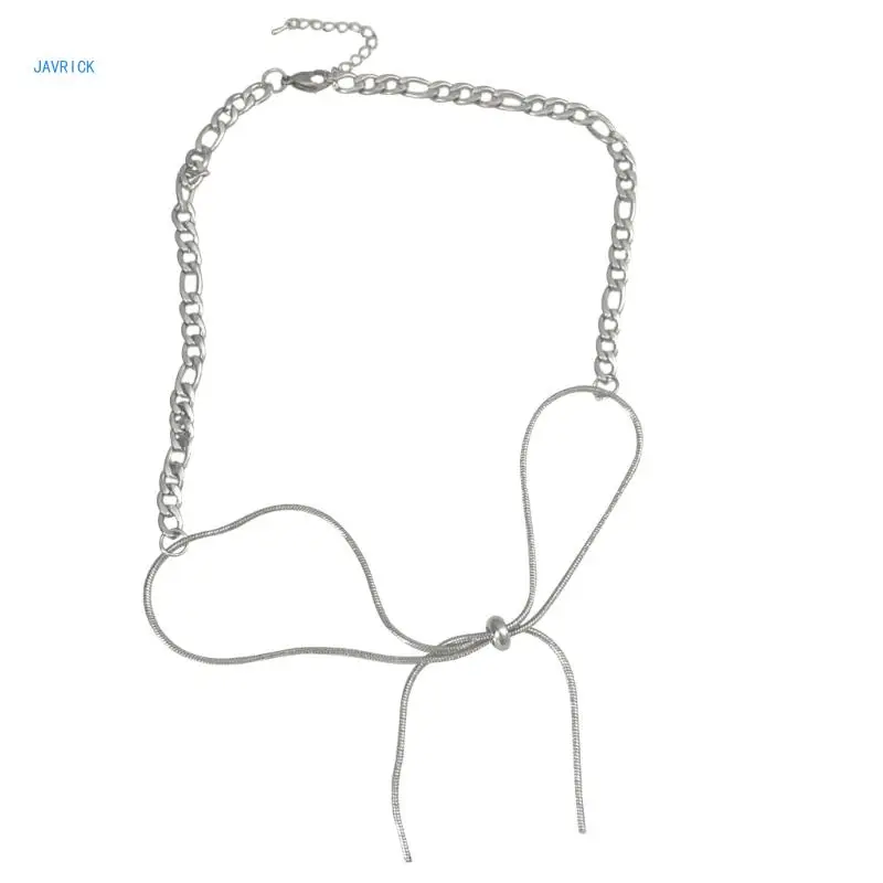 

Hot Girls Bows Choker Chain Necklace Pendant Charm Neckchain Women Neck Chains