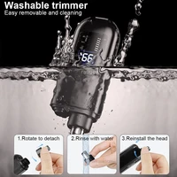 Tondeuse à poils de nez électrique Rechargeable pour hommes, rasoir pour sourcils, Mini tondeuse à cheveux Portable de poche 5
