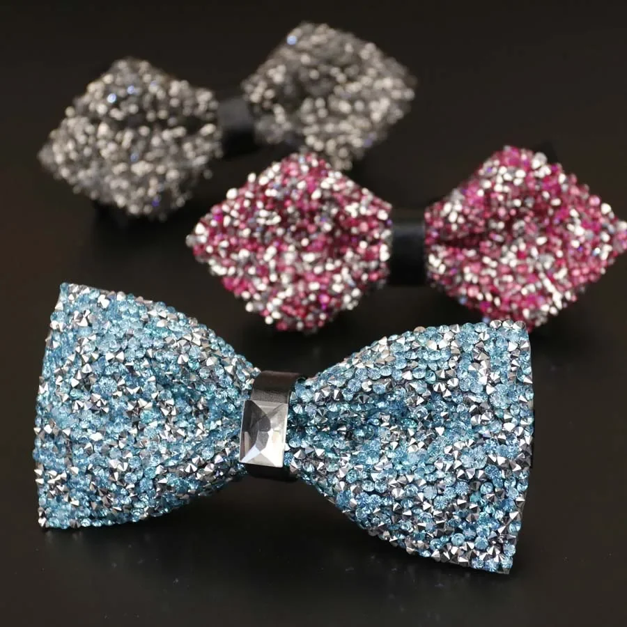 good blue red wool Women children velvet boy girl men flexible green color bow tie male man wedding businessblack accessories