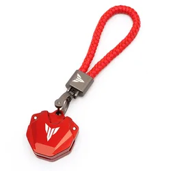 Premium Motorcycle Key Cover Case Shell Protection with Keychain Accessory (1 set Red)
