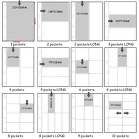 PLRBOK A4, прозрачный, 10 шт., сменные страницы для фотоальбома, защита для файлов, 4 отверстия, 6 × 4, 10 × 15, 4 кольца, папка для фотографий, открытка, открытка, блокнот — изображение 4